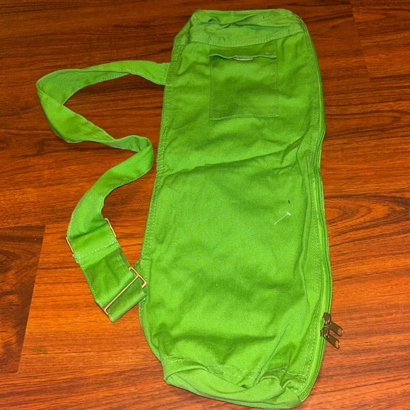 GAIAM Green Floral Yoga Mat Sling Bag Only - Picture 5 of 11